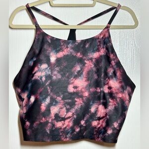 🌟3 for $21🌟 Old Navy Active Powersoft Tie-dyed Cropped Tank w/ Built-in-Bra